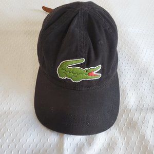 Lacoste Black Baseball Cap